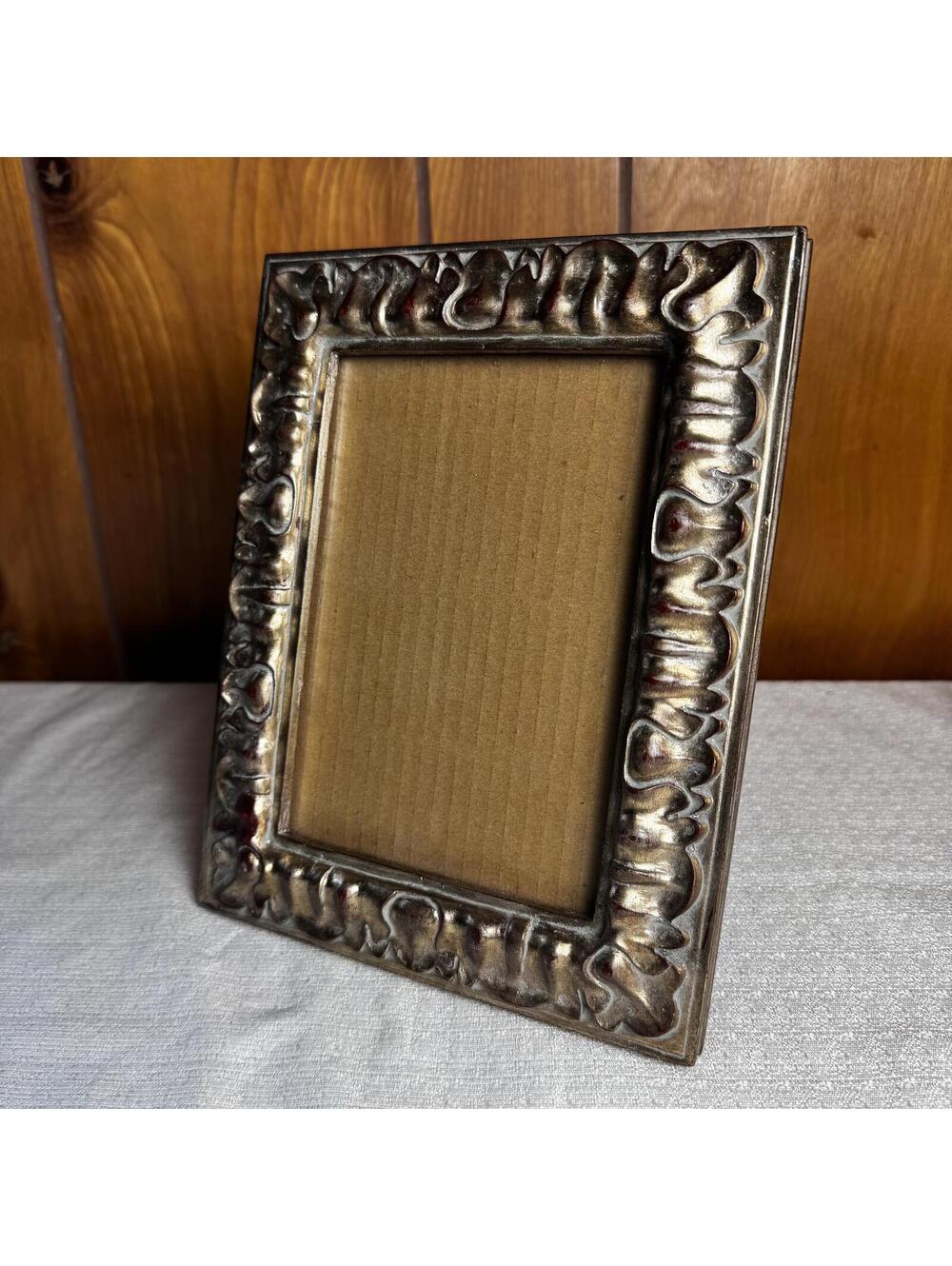 Vintage Ornate 5x7 Picture Frame Heavy Duty Metal Tabletop Frame - Picture 3 of 7